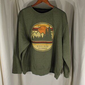Lone Rock Clothing Boulder Colorado Pullover Sweatshirt - Size 2XL